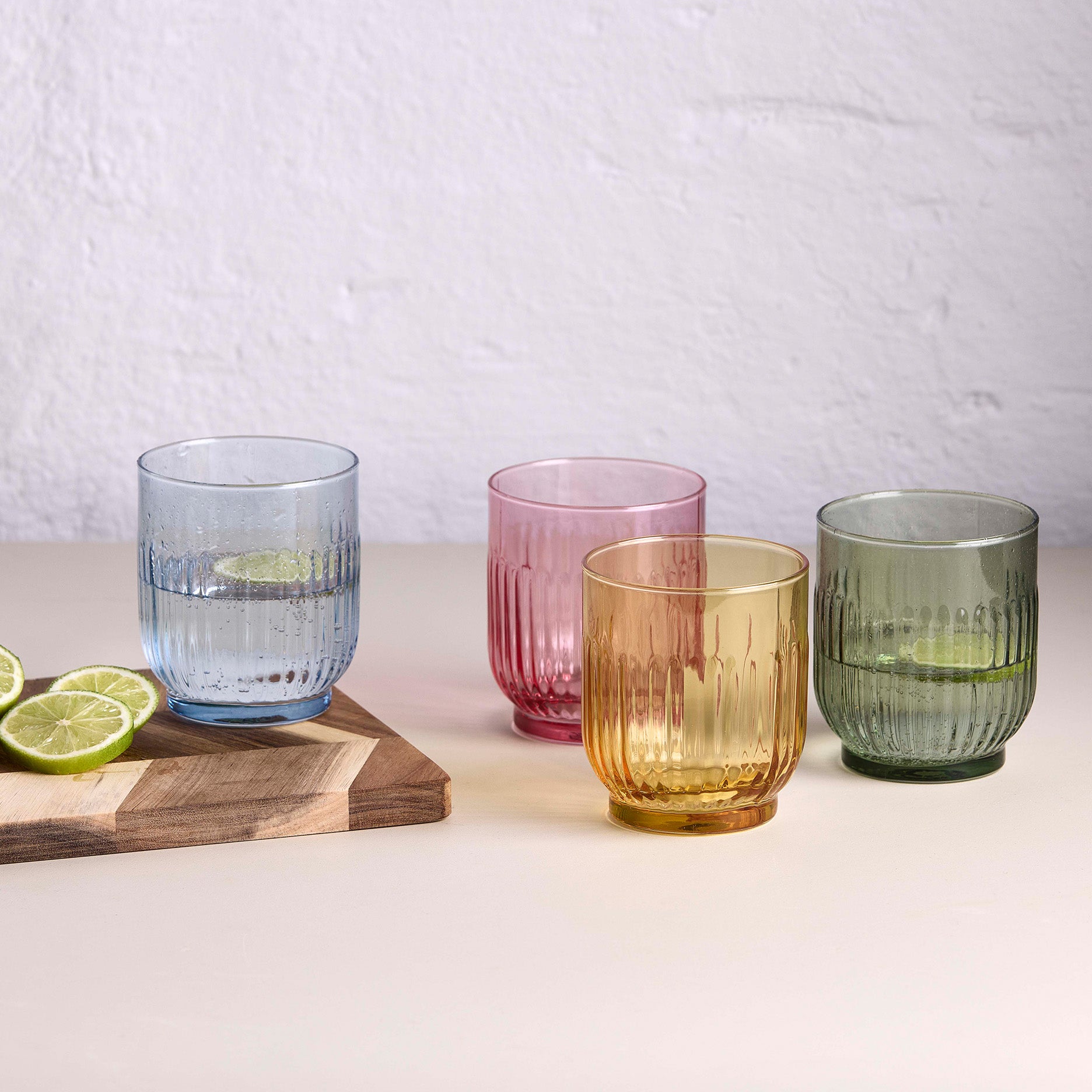 Drikkeglas 4 stk mix